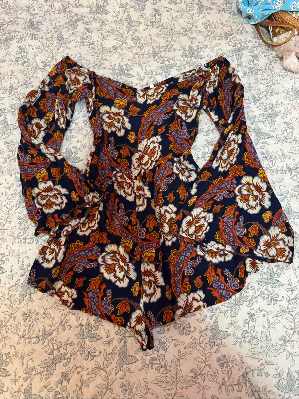 Vintage Out from under floral romper